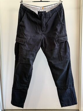 Timberland Relaxed Tapered Cargo Pants Black Size 32